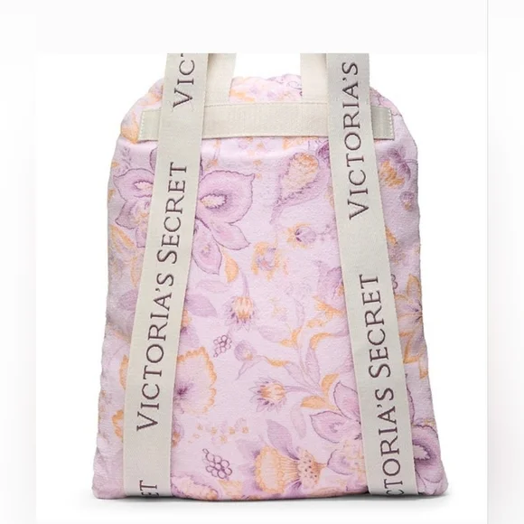 NWT Victoria's Secret 2-in-1 Packable Towel Backpack - Picture 3 of 7
